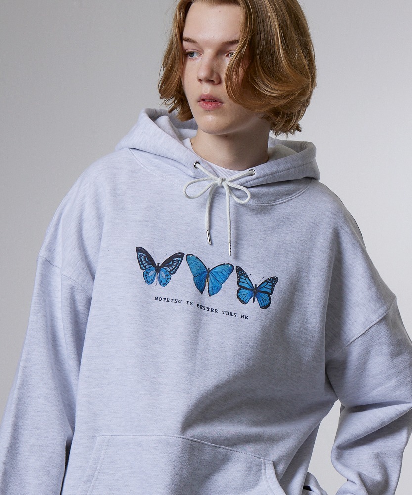 BUTTERFLY X-RAY HOODIE_white gray
