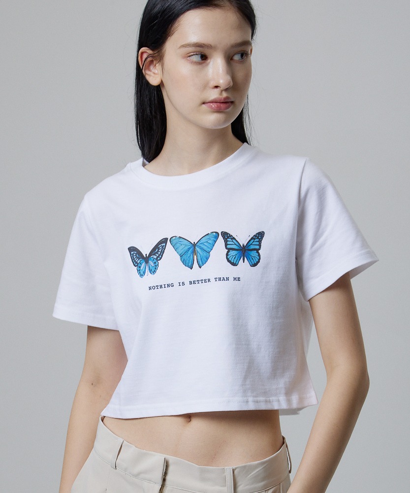 BUTTERFLY X-RAY TEE_white [CROP]