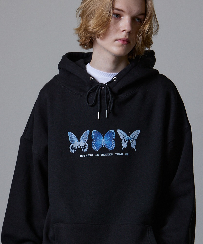 BUTTERFLY X-RAY HOODIE_black